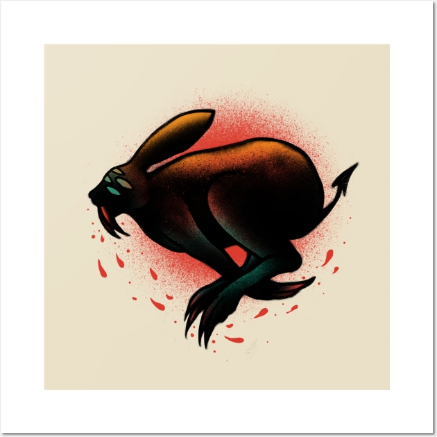 Killer rabbit Wall Art by barmalisiRTB